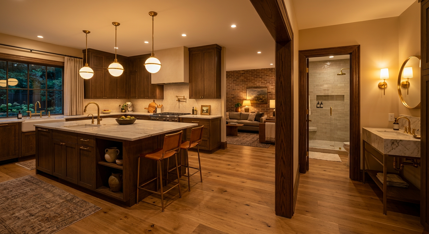 Kitchen and bathroom remodeling services by Pacific Remodeling