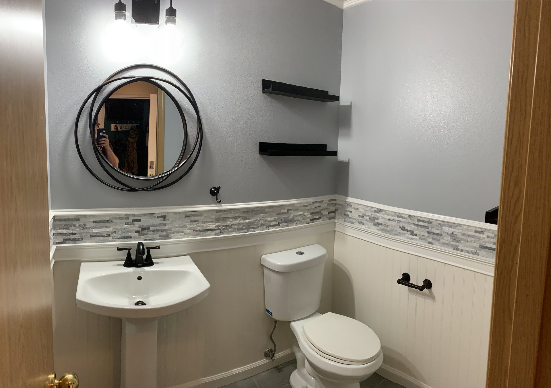 Powder Room Transformation - Pierce County, WA