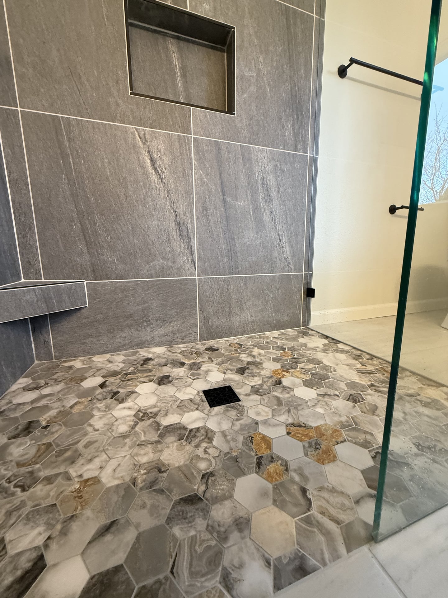 Master Bath with Walk-In Shower & Freestanding Tub - After 9