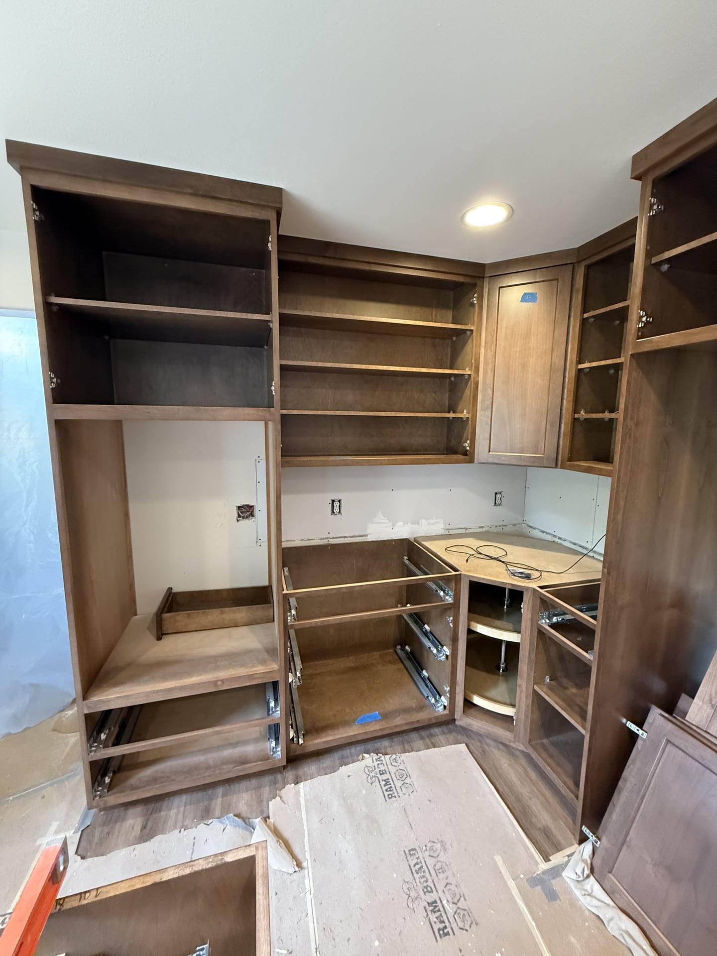 Dark Cabinet Kitchen with Island - After 1