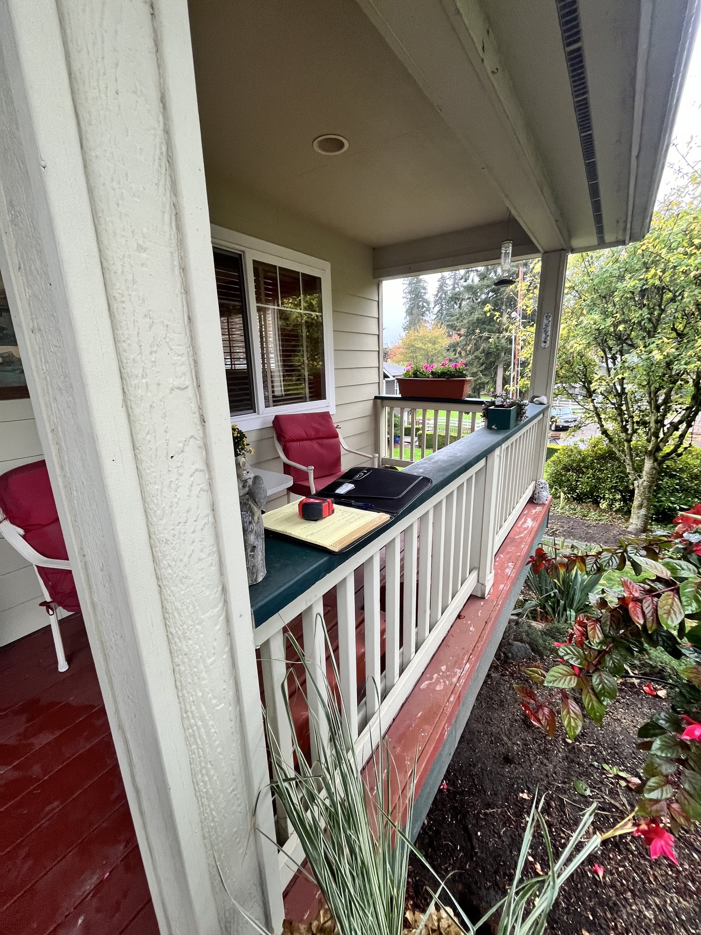 Front Porch Cedar Deck Build - Before 3