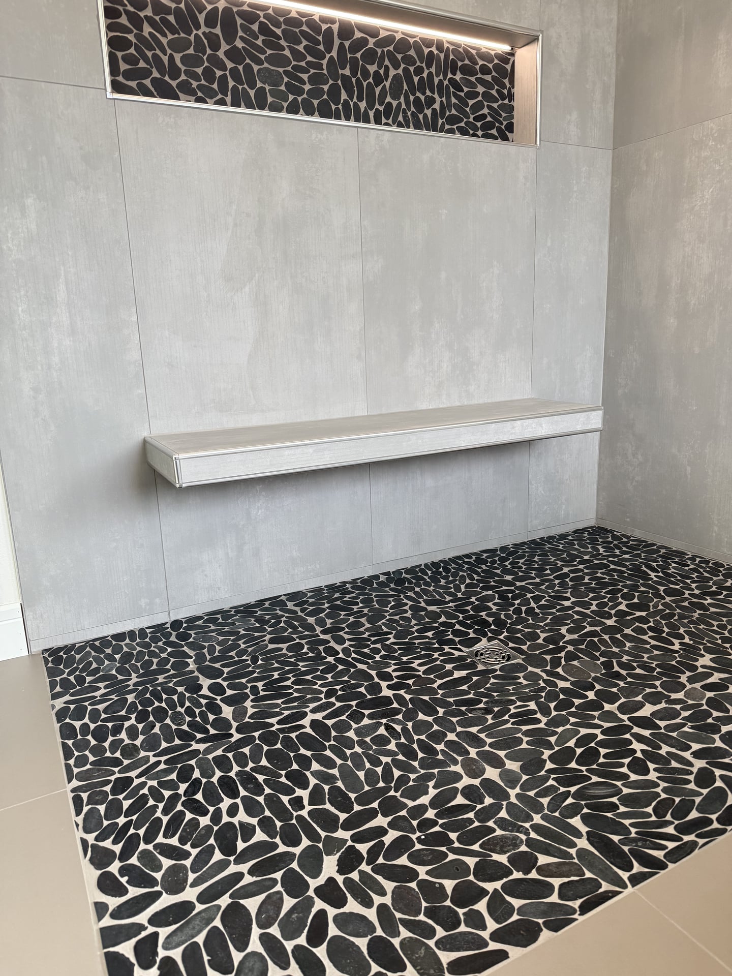 Pebble Stone Master Bath