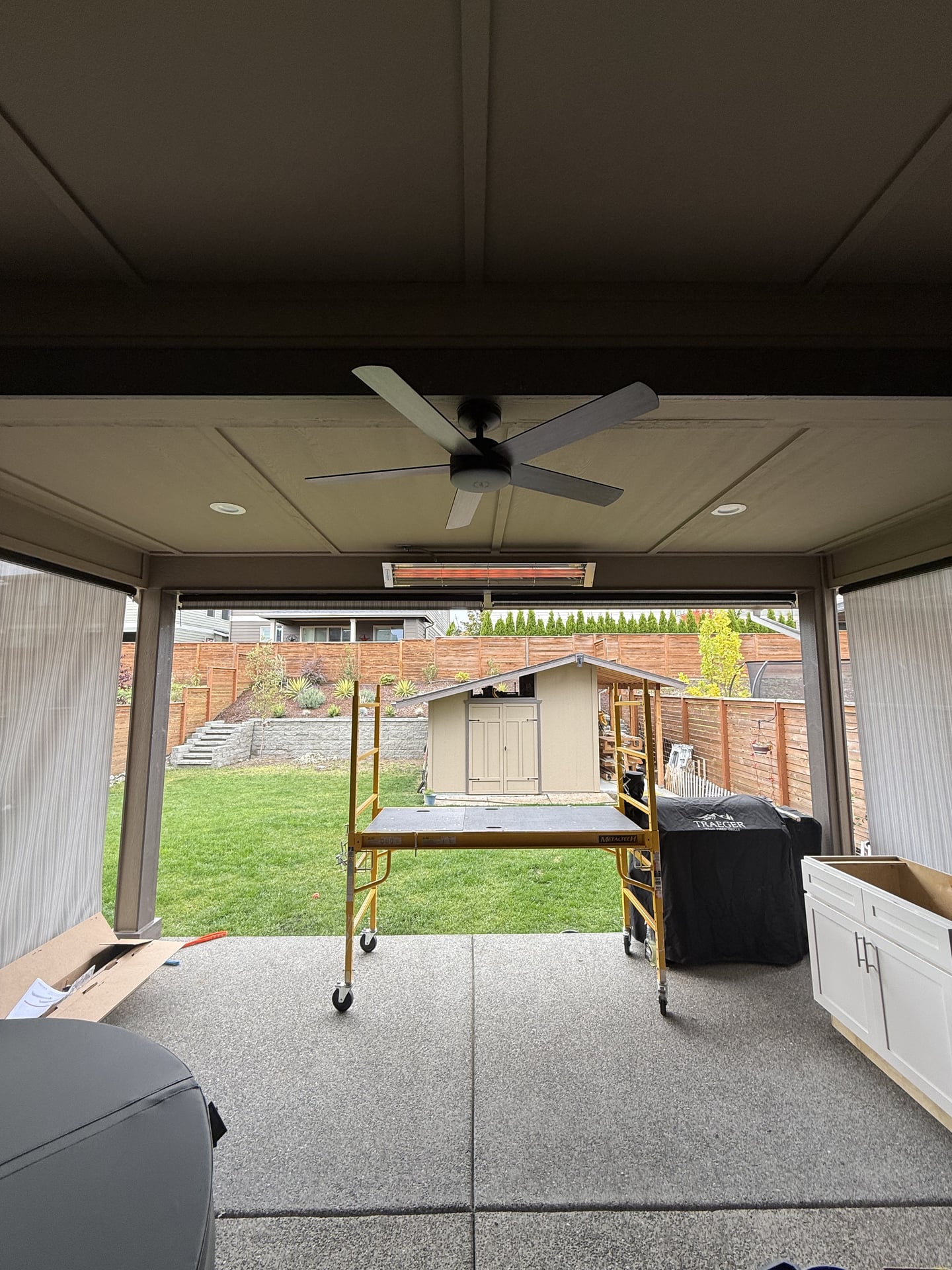 Covered Patio with Infrared Heater - After 3