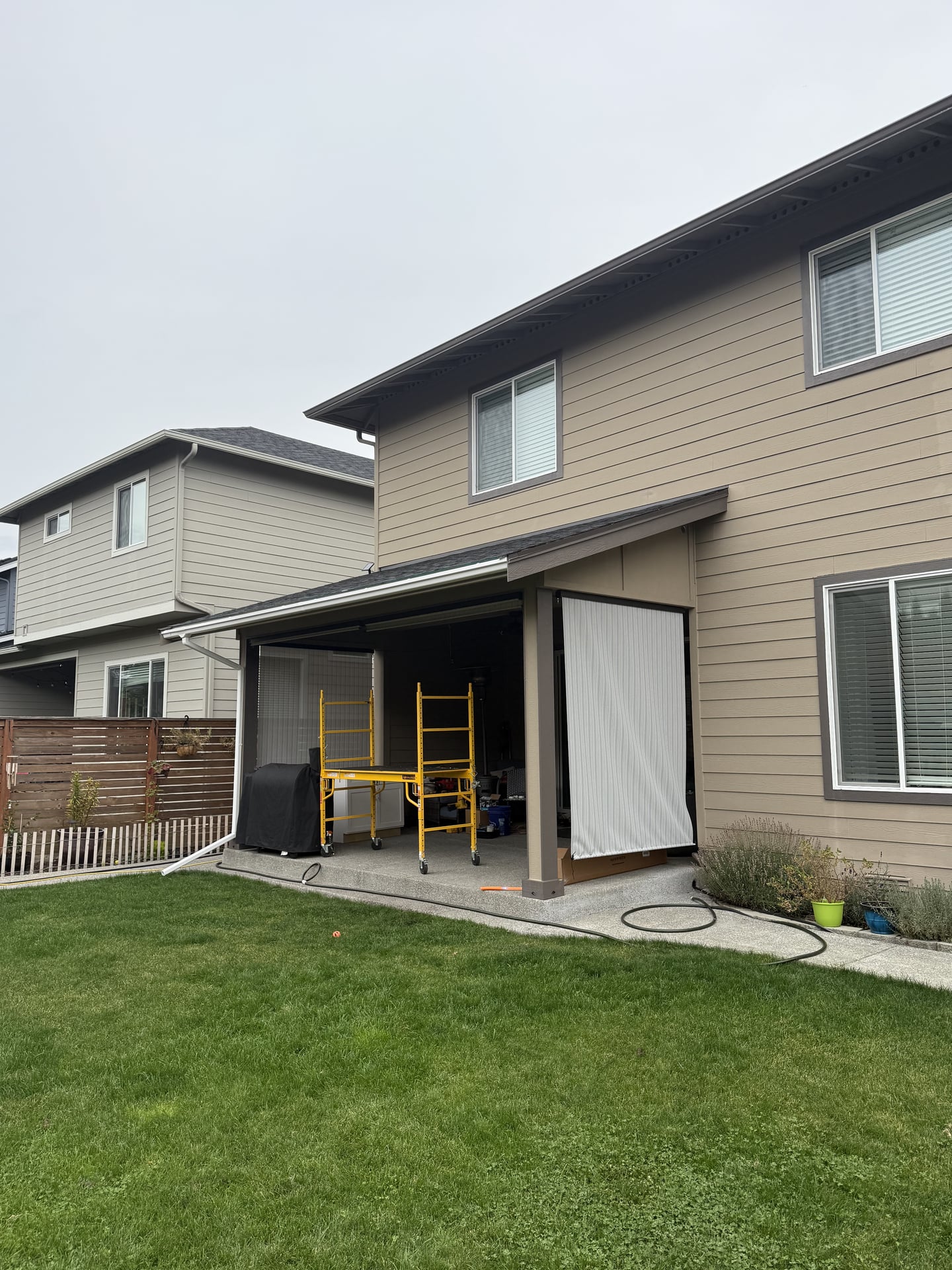 Covered Patio with Infrared Heater - After 4