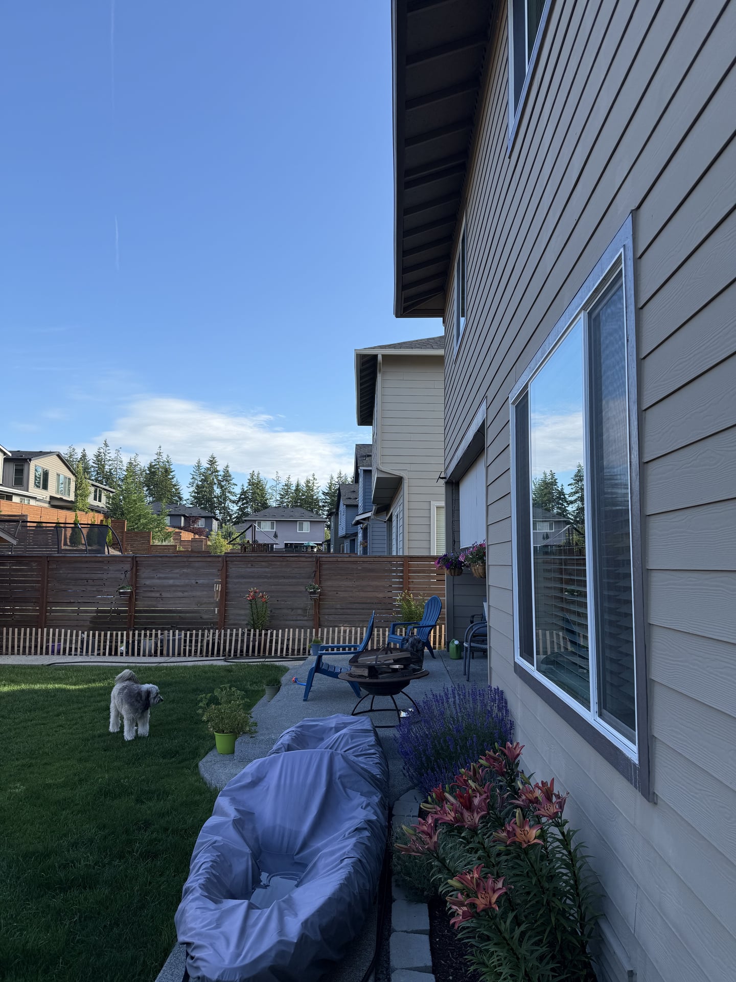 Covered Patio with Infrared Heater - Before 2