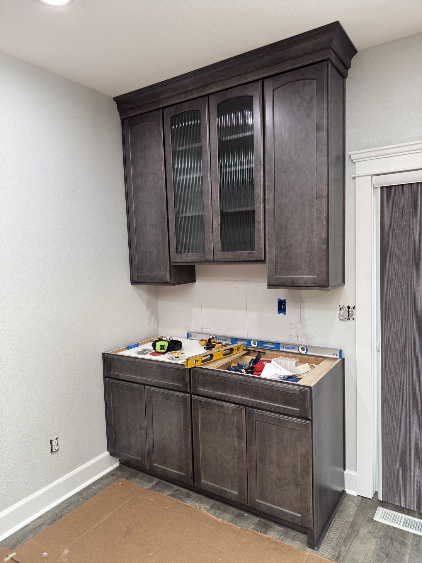 Dark Shaker Kitchen with Skylights - After 1