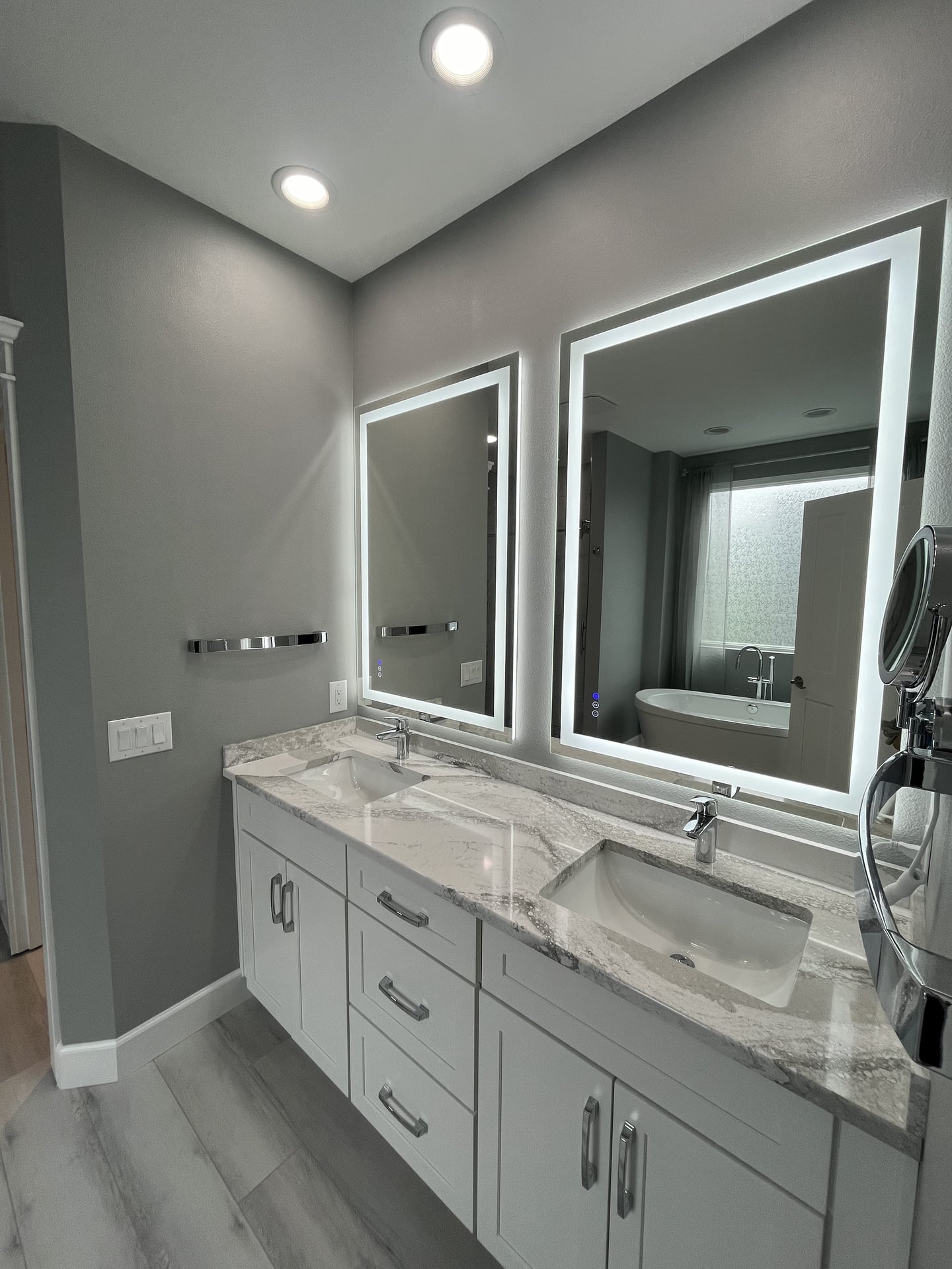 Marble Hex Niche Walk-In Shower - Photo 11