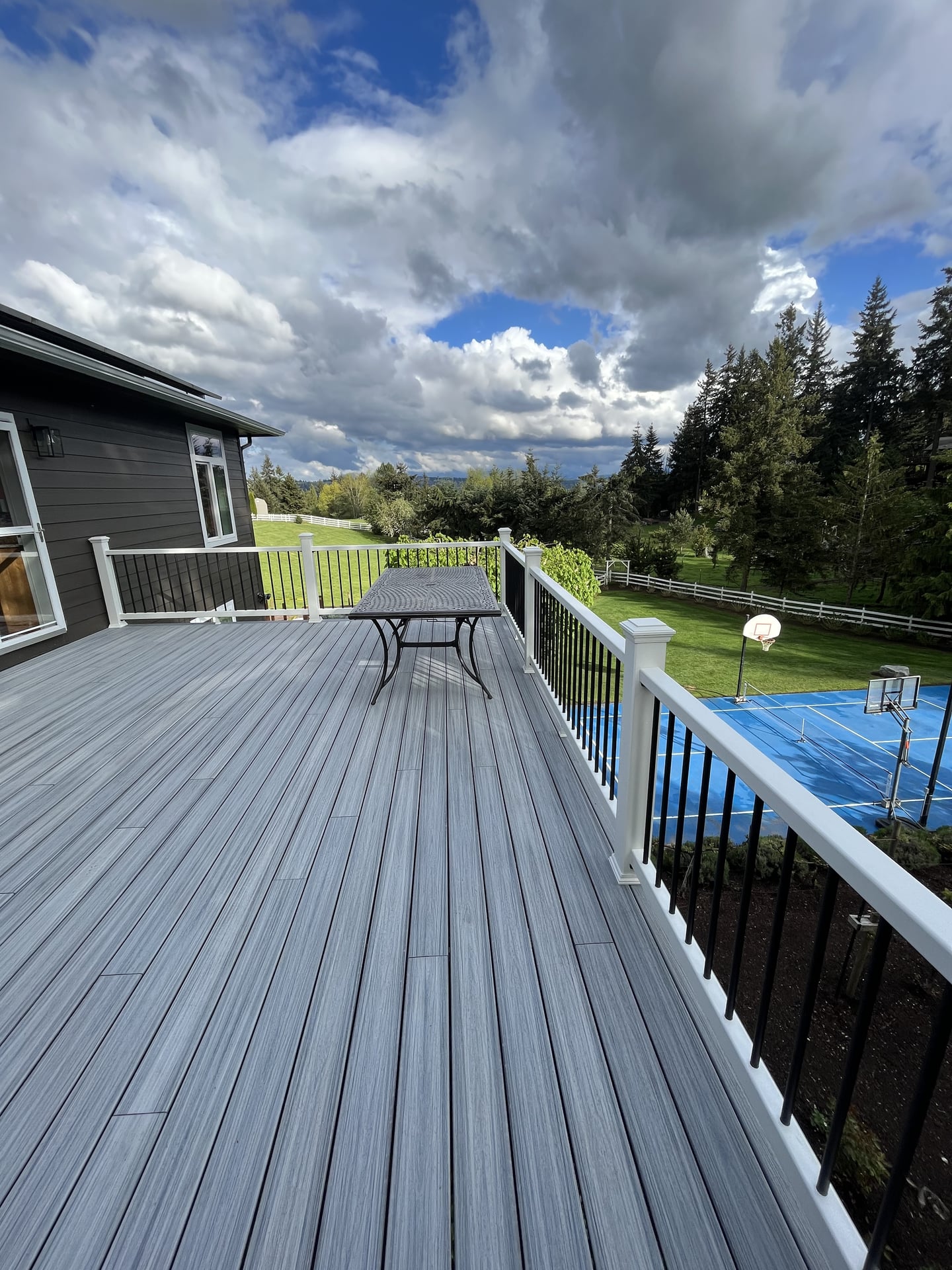 Trex Composite Deck Build - After 1