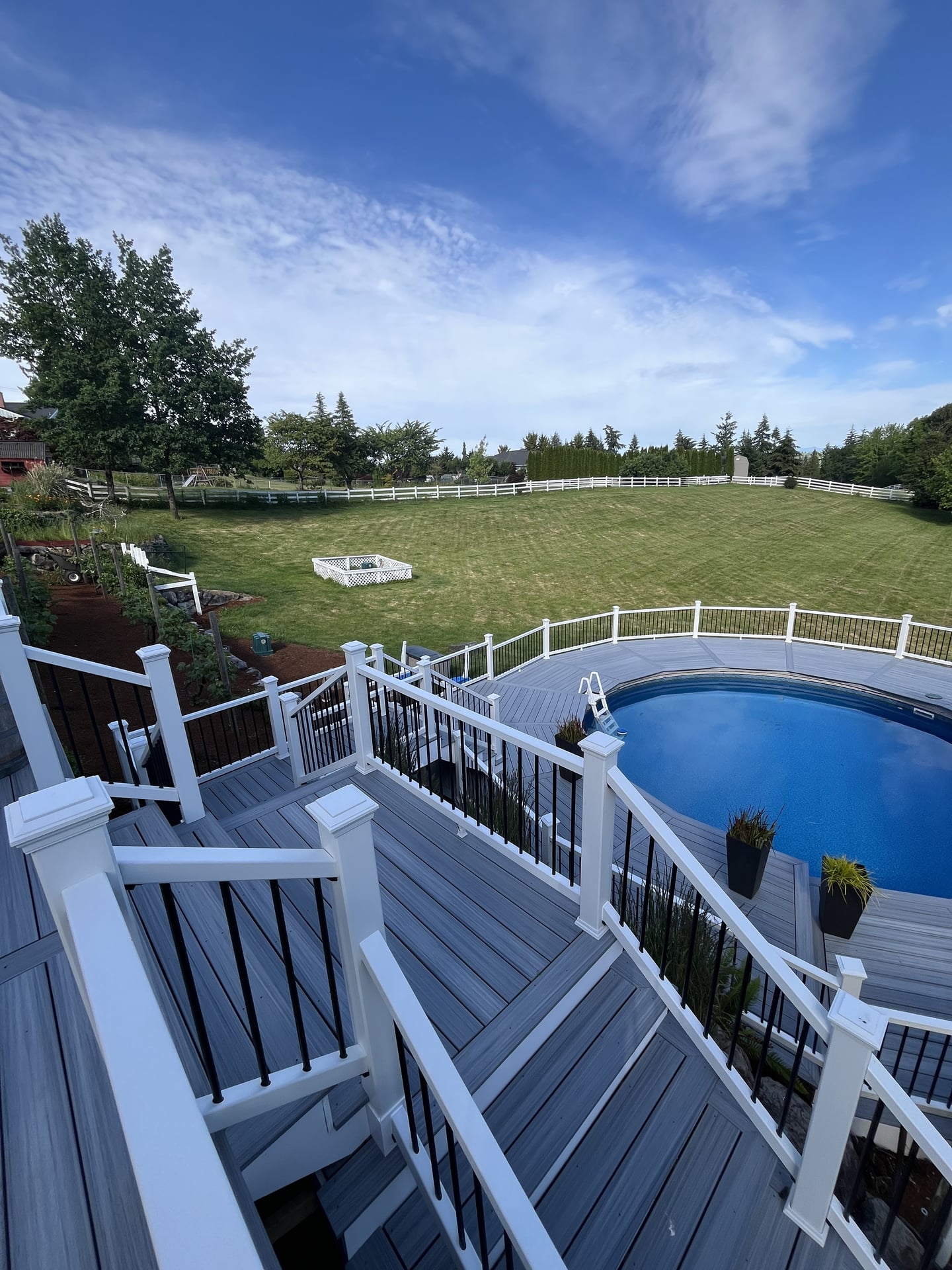 Trex Composite Deck Build