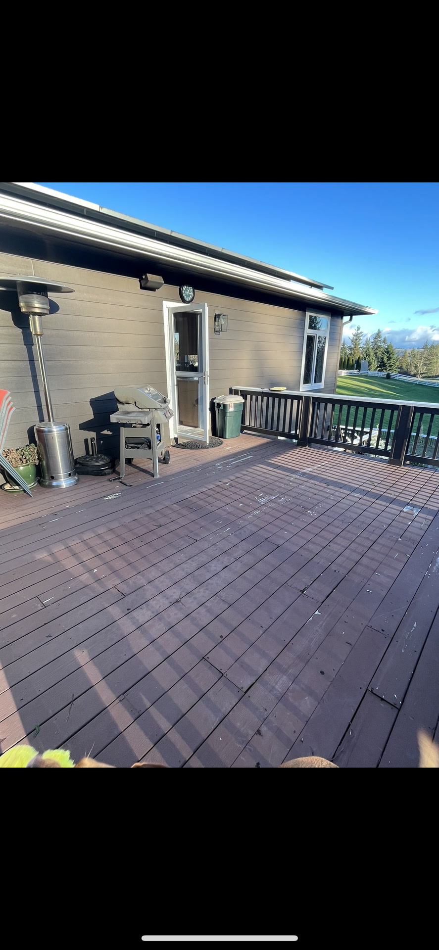 Trex Composite Deck Build - Before 1