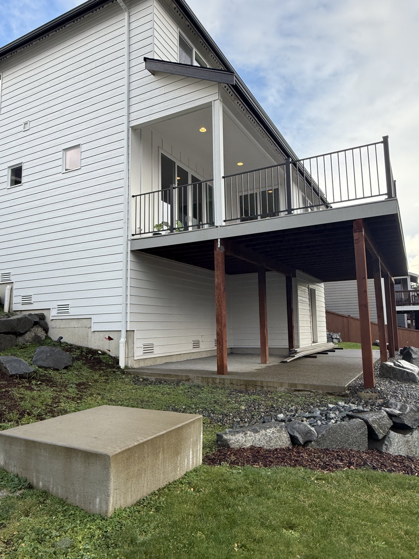 Composite Deck Staircase Build - Before 1