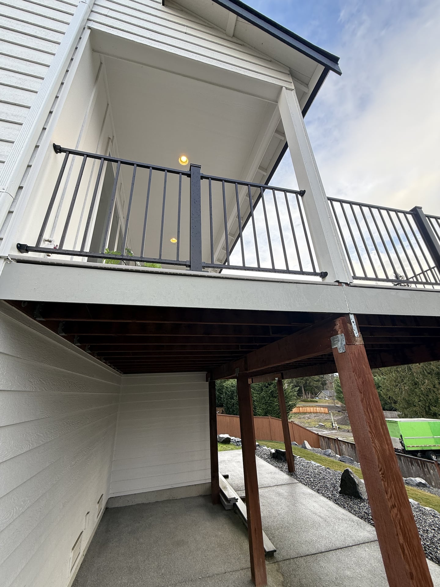 Composite Deck Staircase Build - Before 2