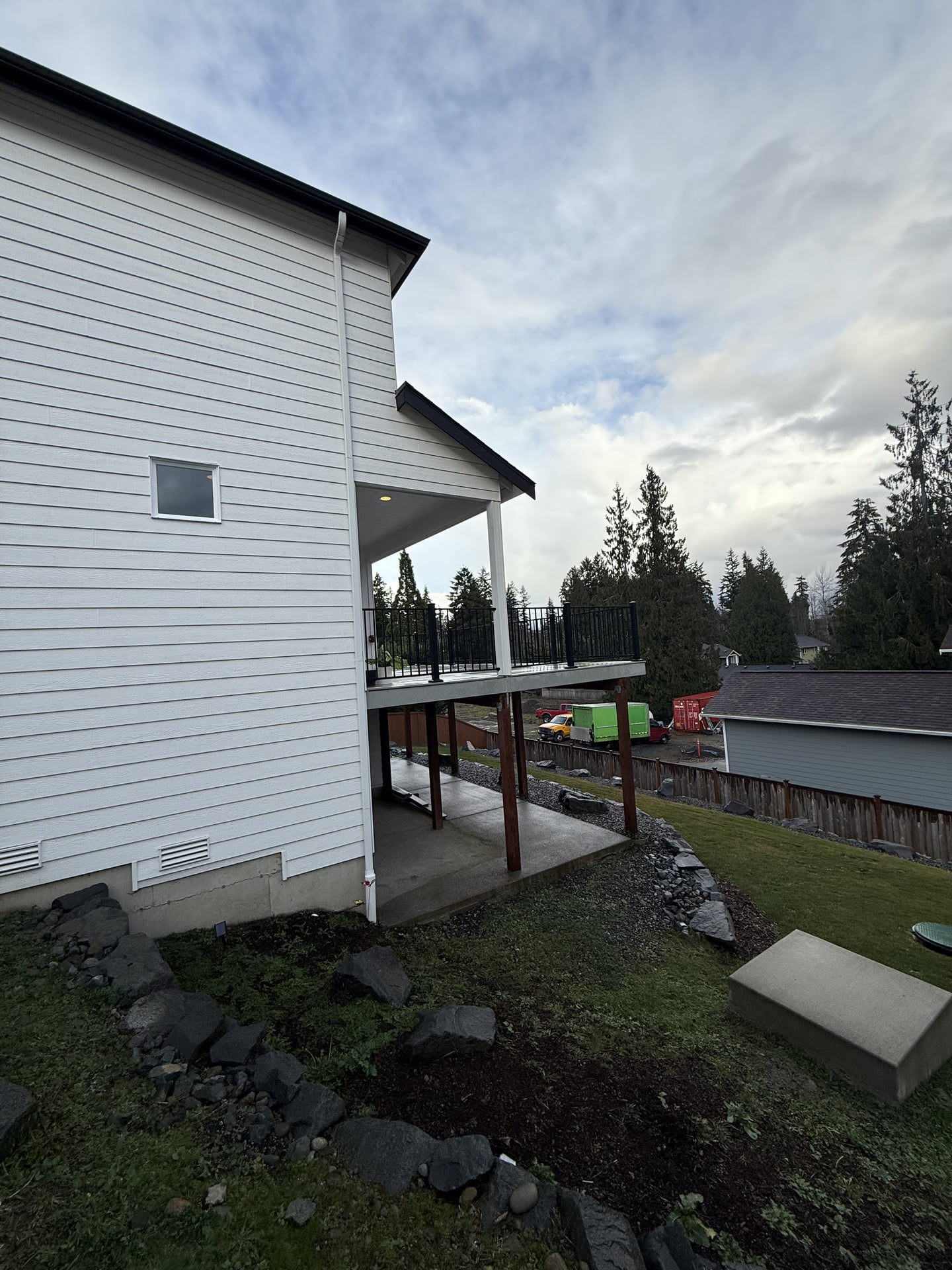 Composite Deck Staircase Build - Before 3