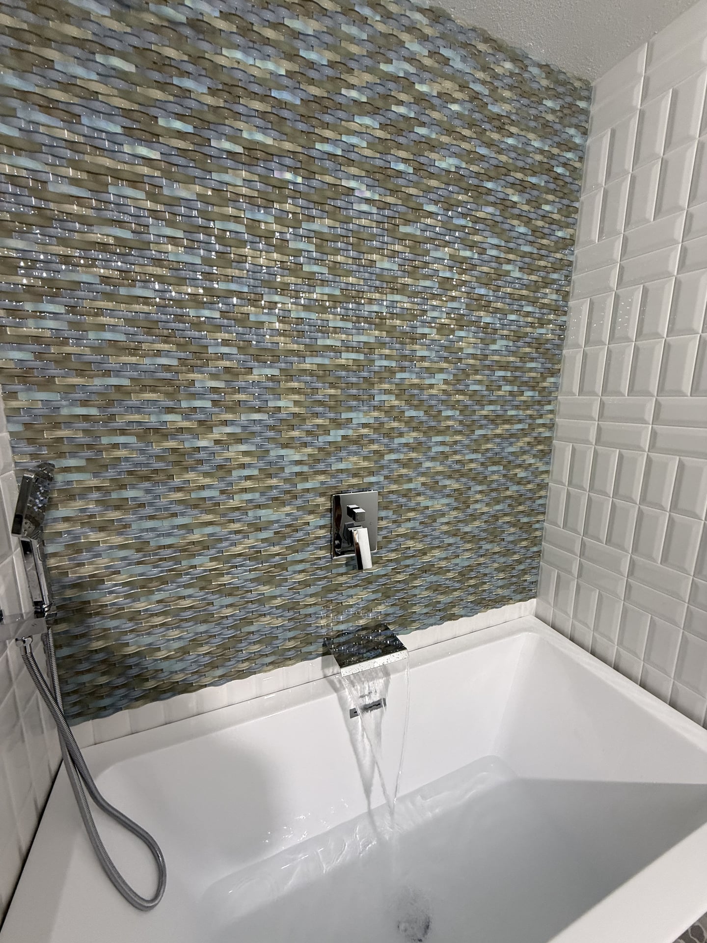 Glass Mosaic Tub Surround - After 2