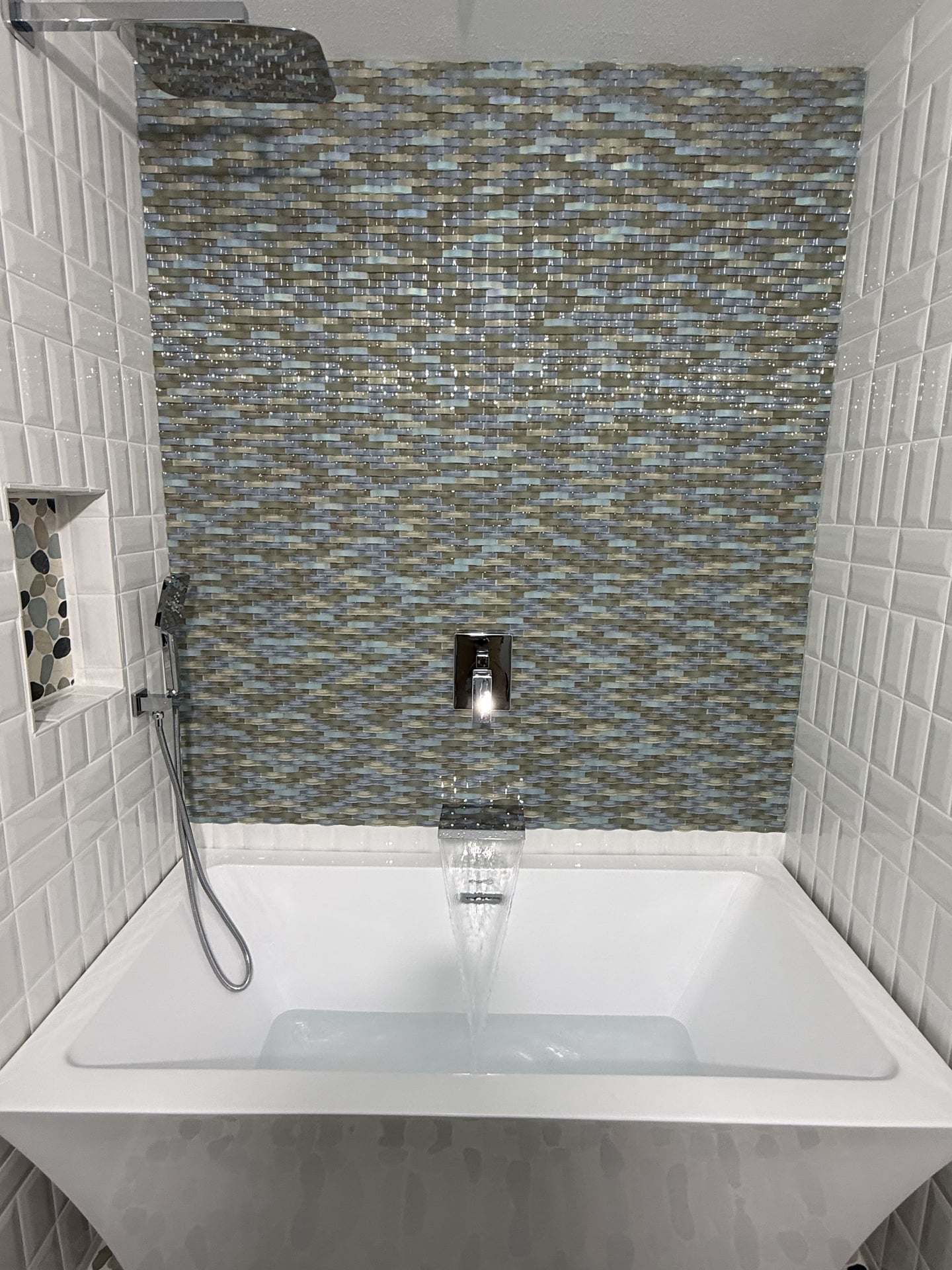 Glass Mosaic Tub Surround - After 3