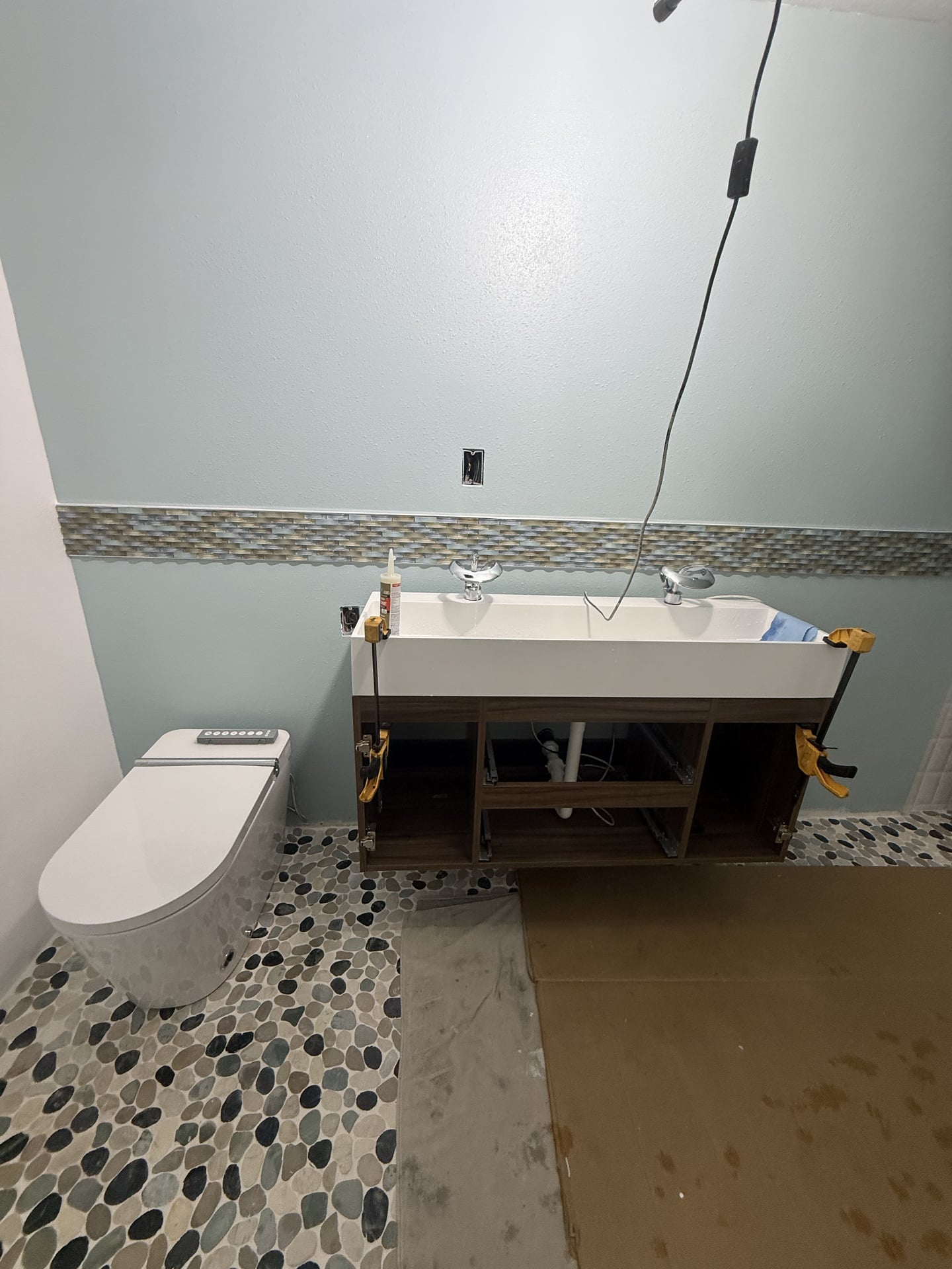 Glass Mosaic Tub Surround - After 7