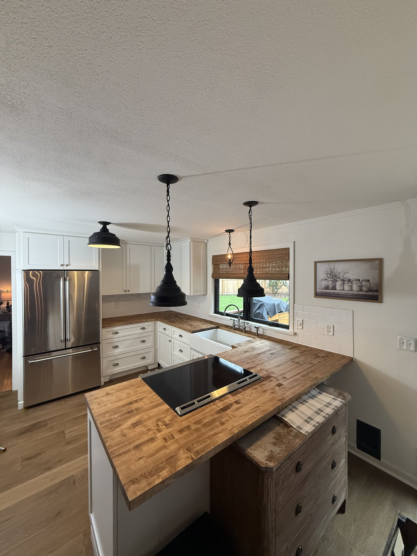 Farmhouse Kitchen with Butcher Block - Pierce County, WA