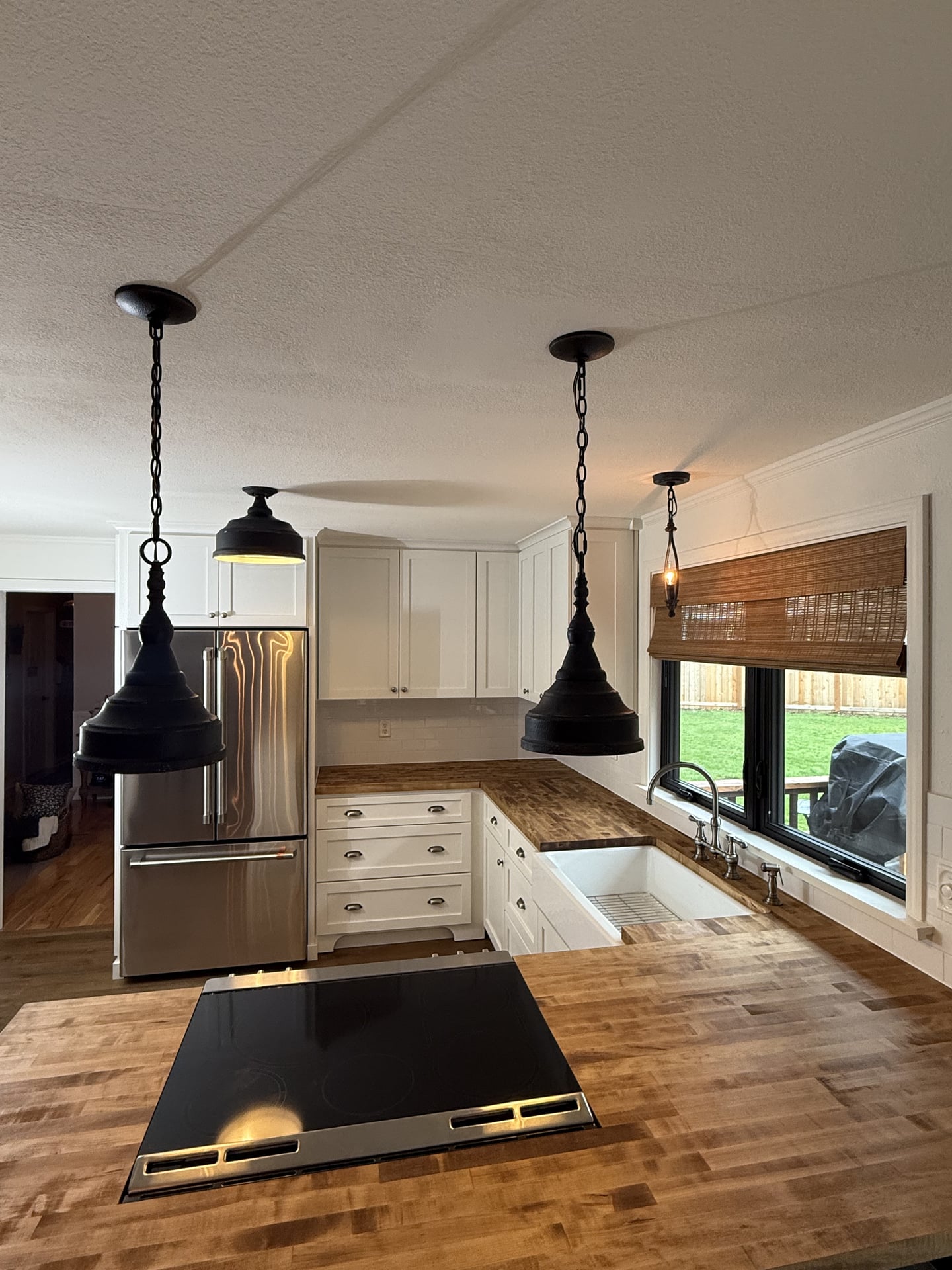 Farmhouse Kitchen with Butcher Block - After 3