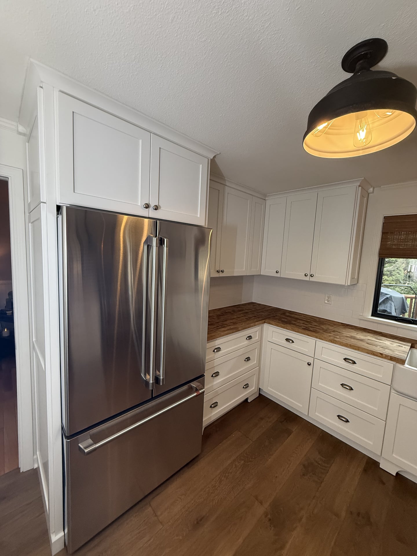 Farmhouse Kitchen with Butcher Block - After 4