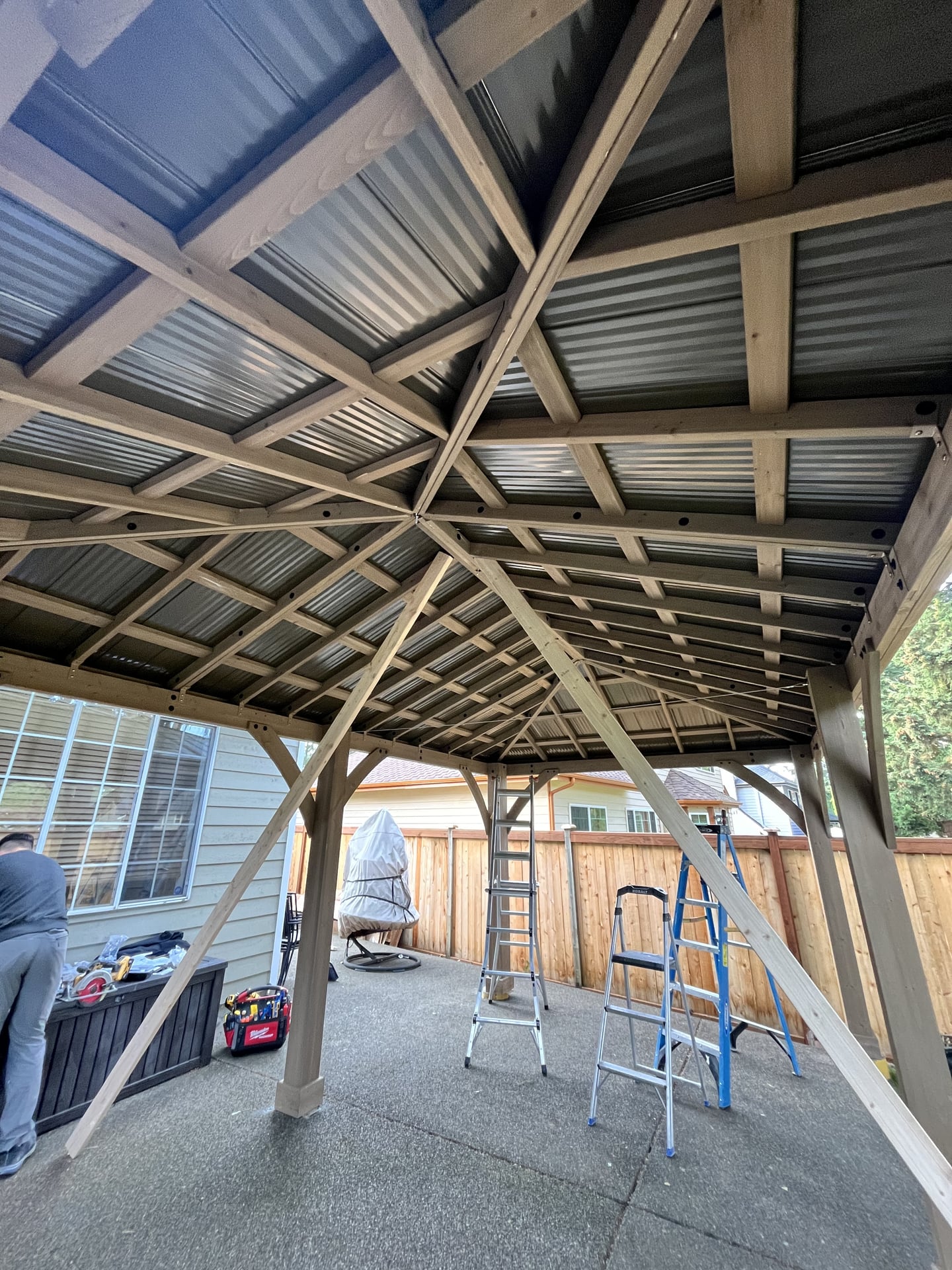 Backyard Pavilion Build - Photo 2