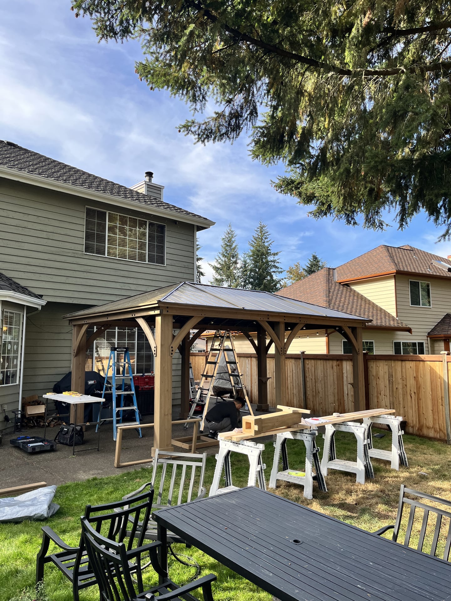 Backyard Pavilion Build - Photo 3