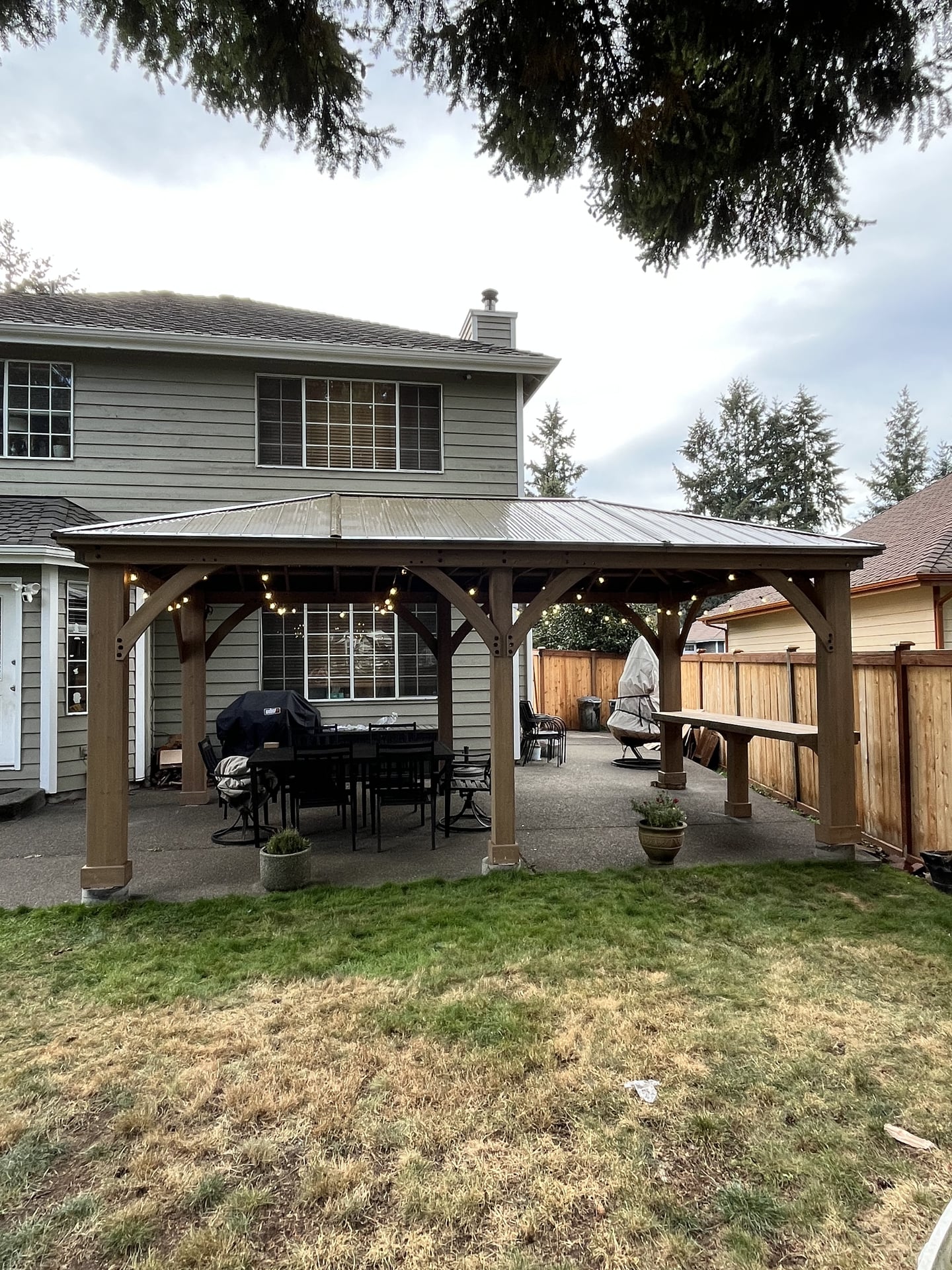 Backyard Pavilion Build - Photo 5