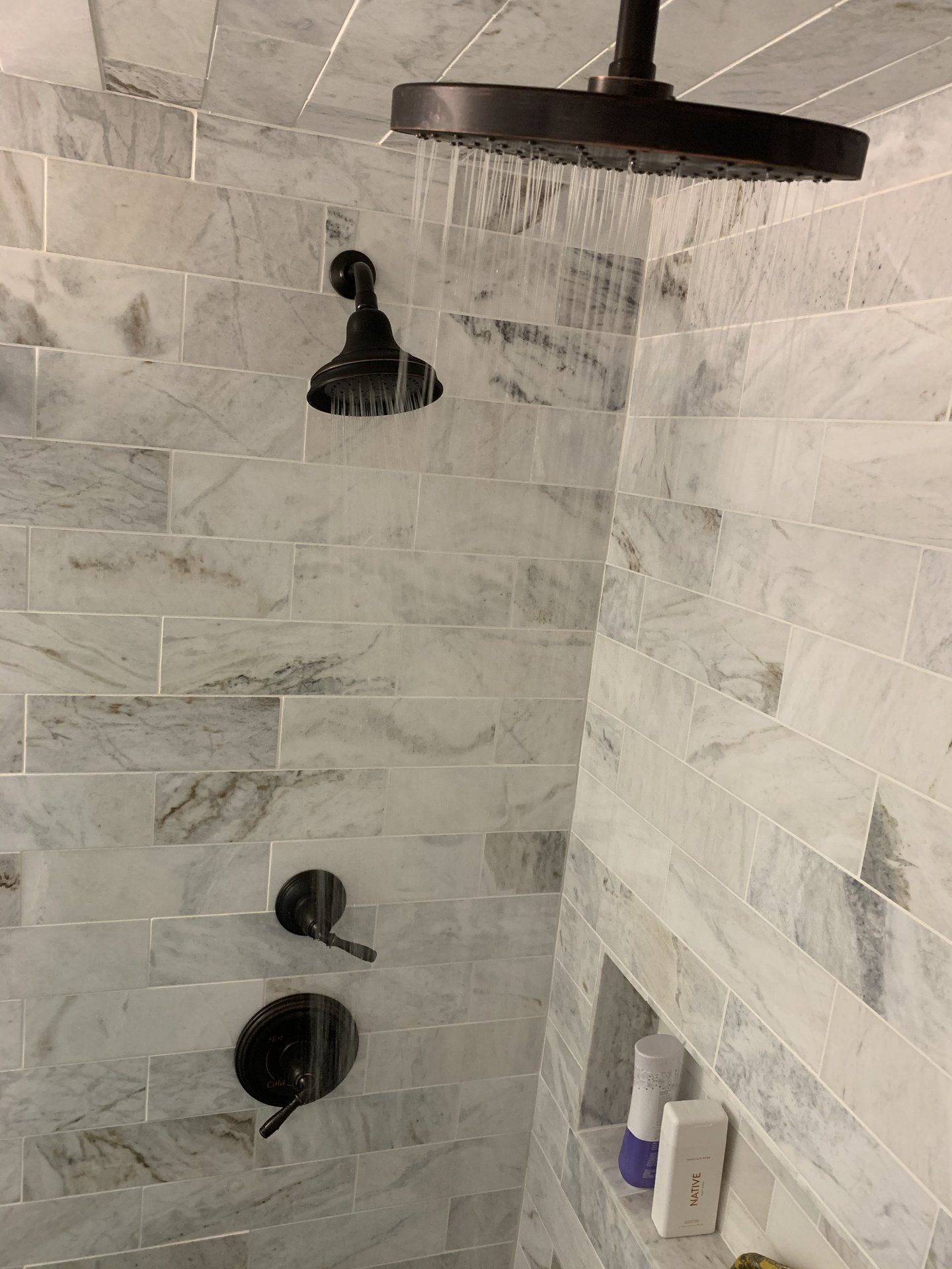 Marble Tile Walk-In Shower - Photo 5