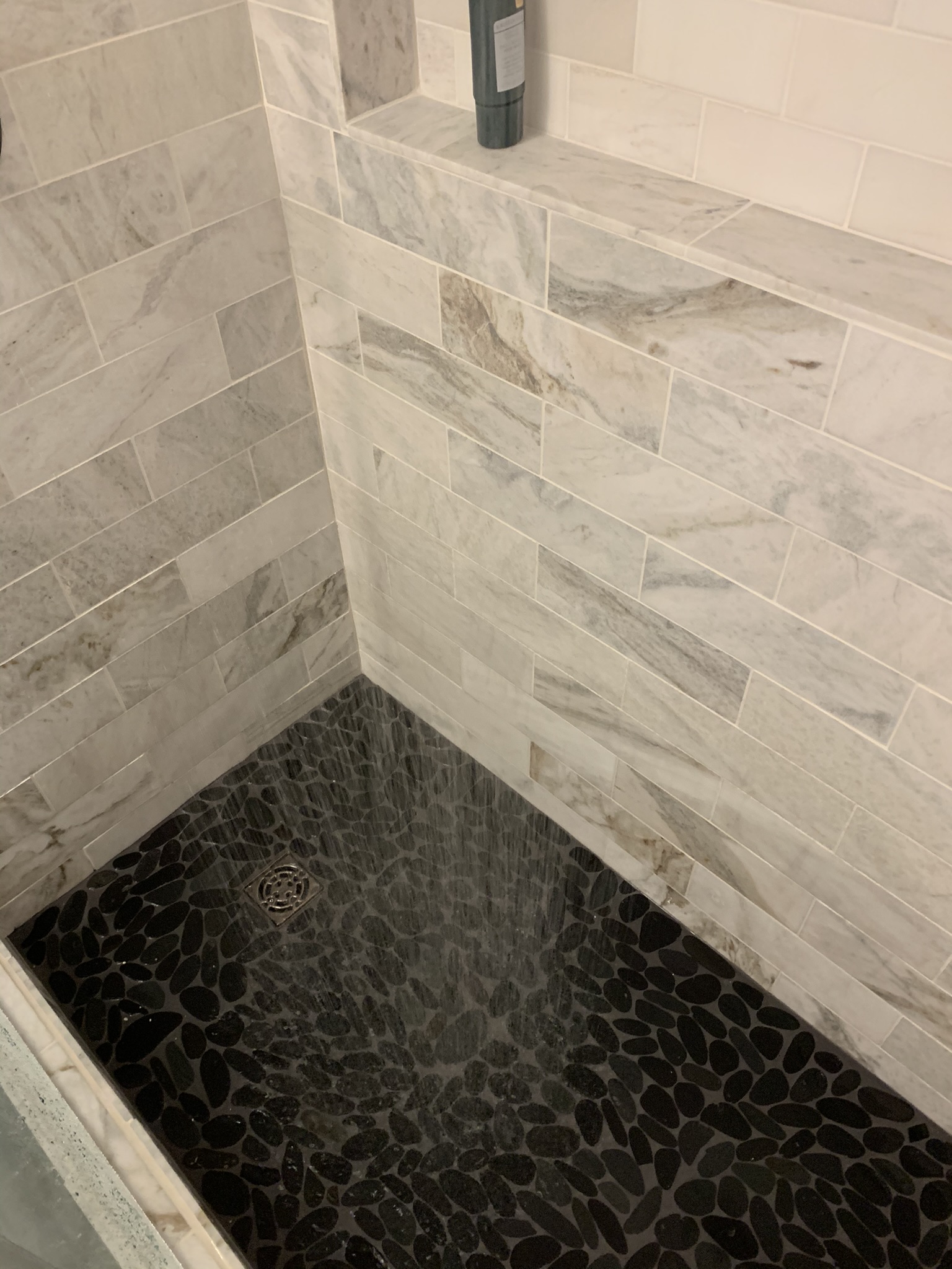 Marble Tile Walk-In Shower - Photo 9