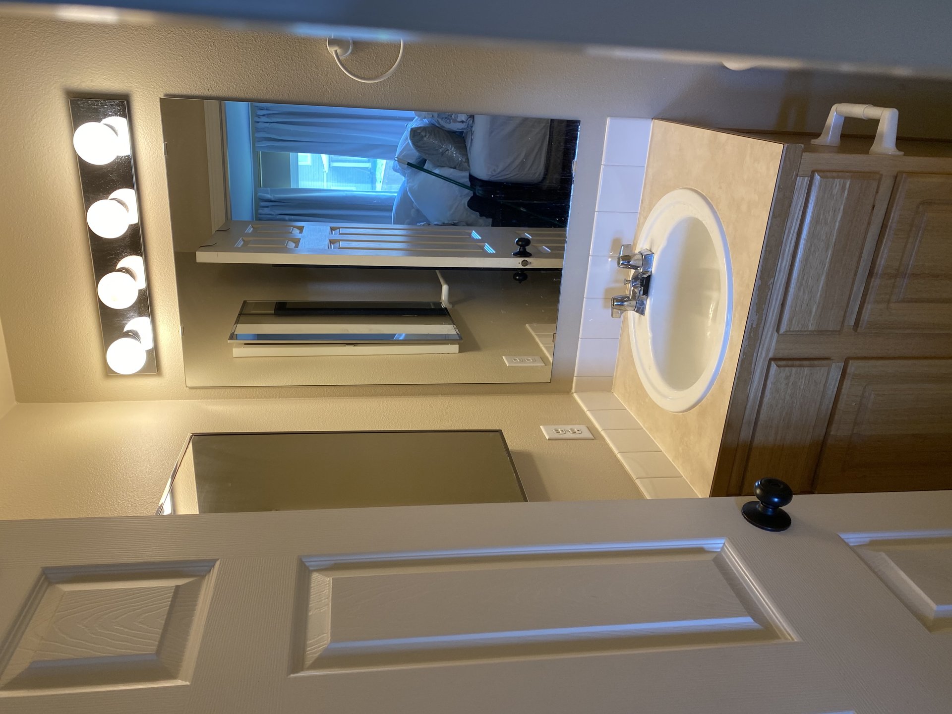 Marble Tile Walk-In Shower - Before 1