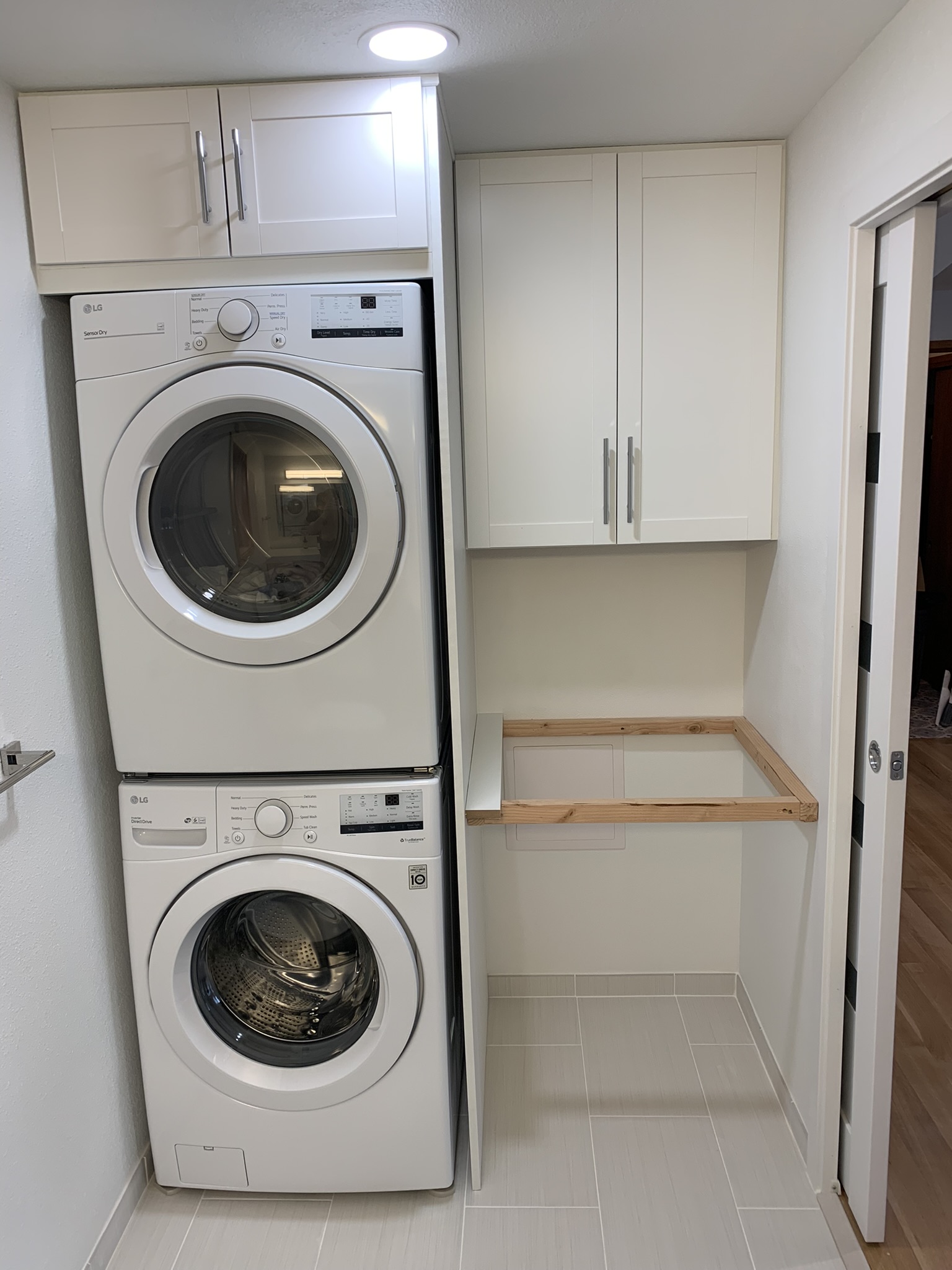 Modern Green Tile Shower - After 7