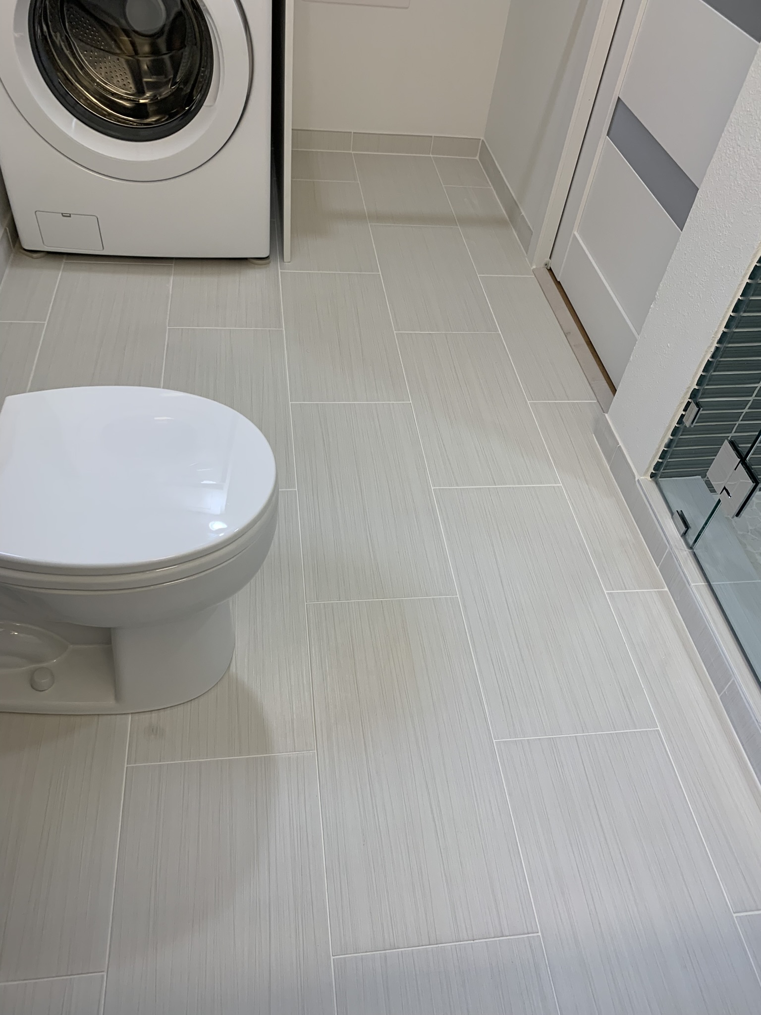 Modern Green Tile Shower - After 8