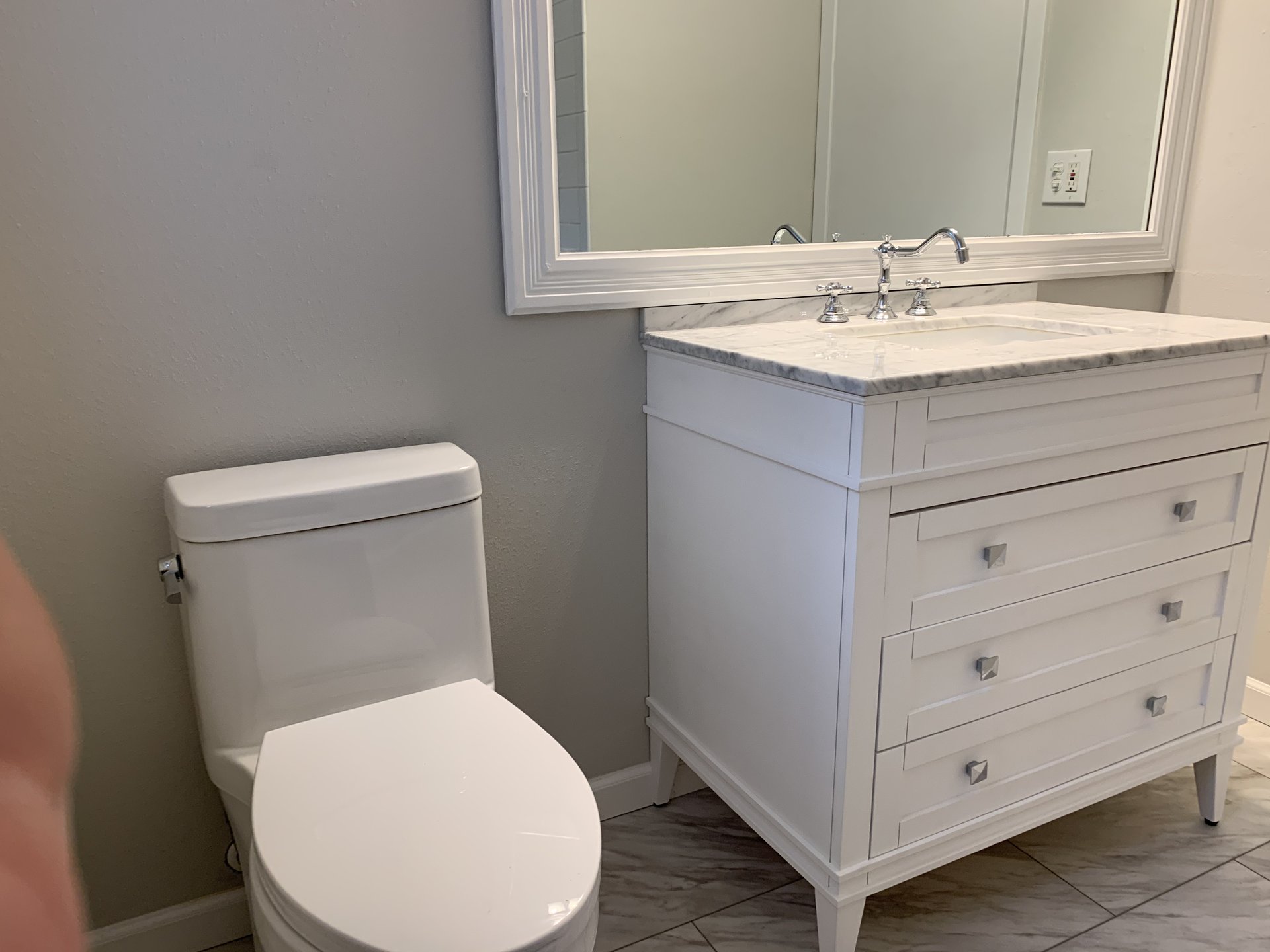Classic Marble Bathroom - Pierce County, WA