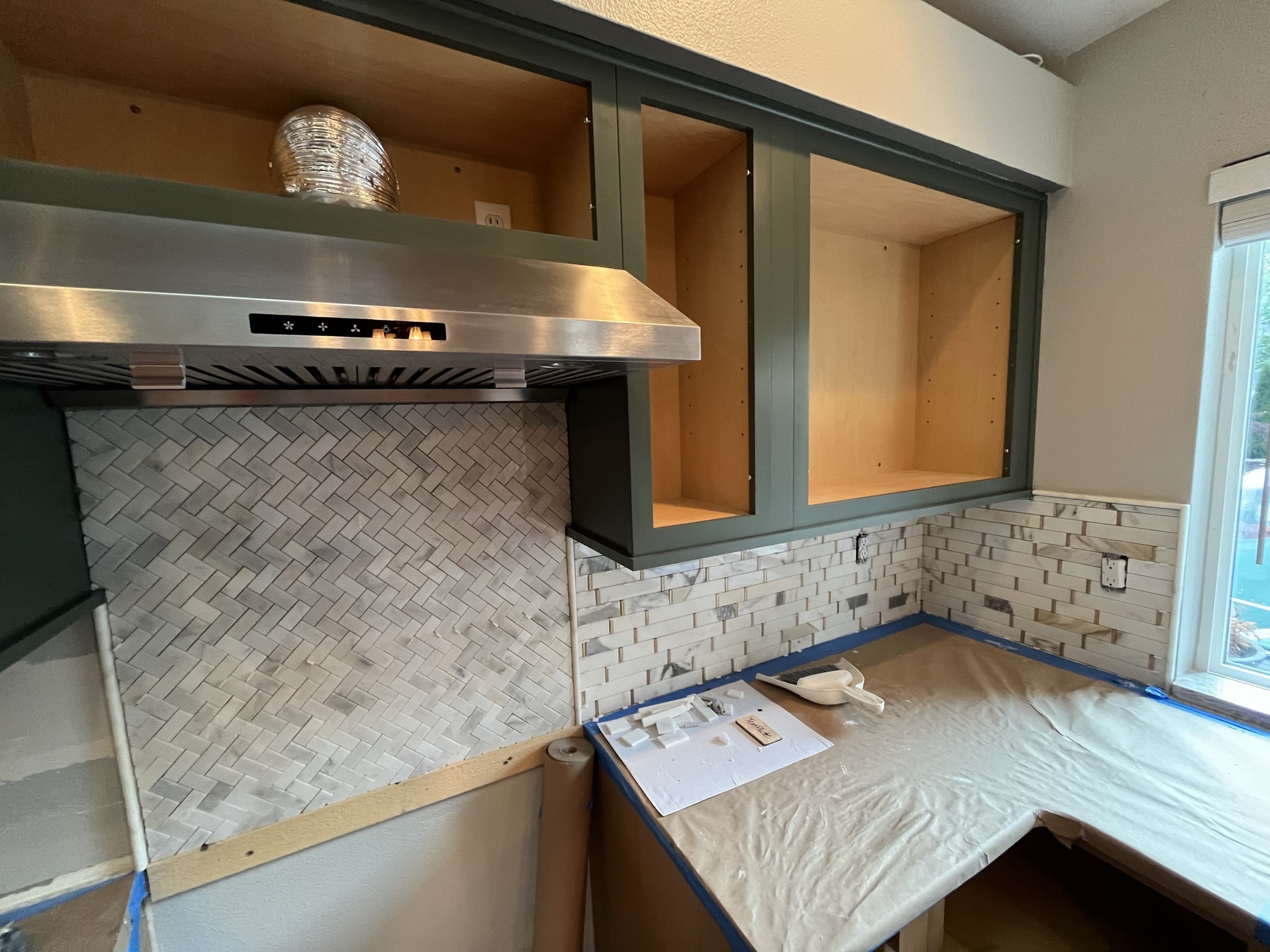 Green Cabinet Kitchen Remodel - Photo 1