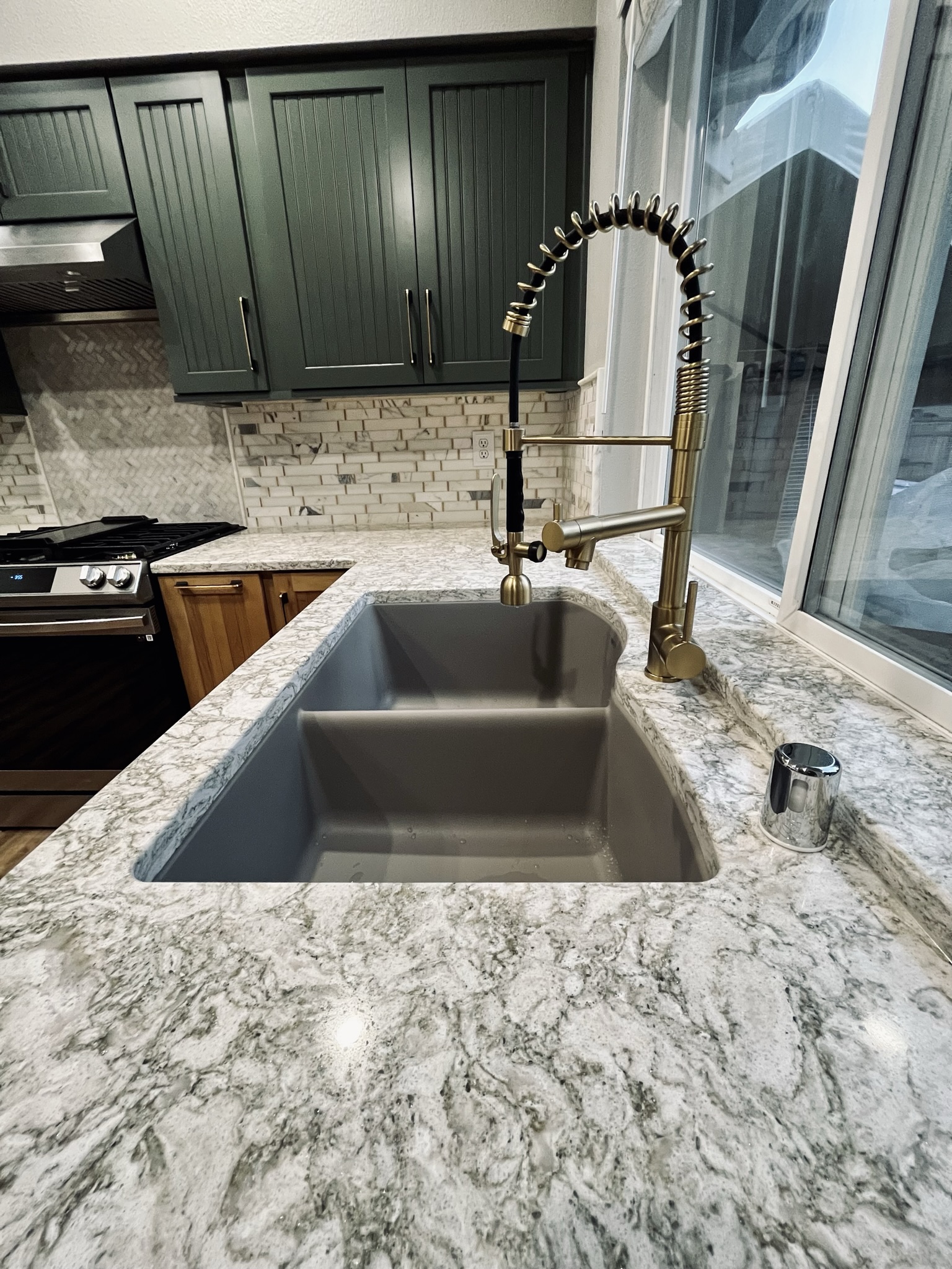 Green Cabinet Kitchen Remodel - Photo 3