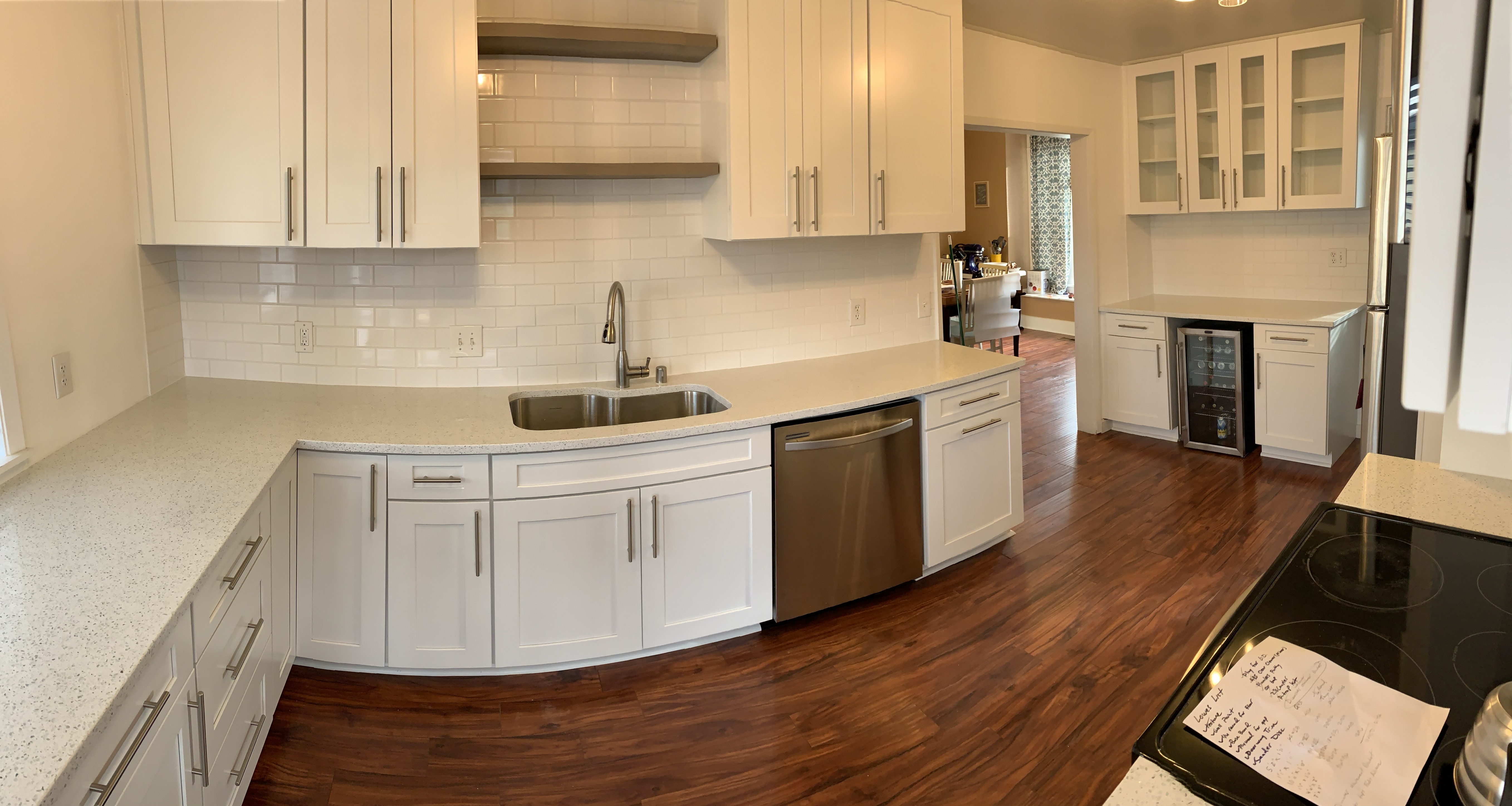 White Shaker Kitchen Remodel - Pierce County, WA