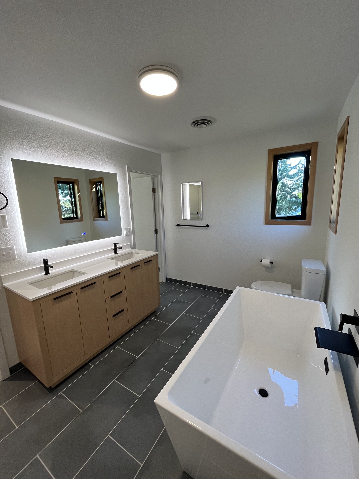Spa Master Bath with Freestanding Tub - Pierce County, WA