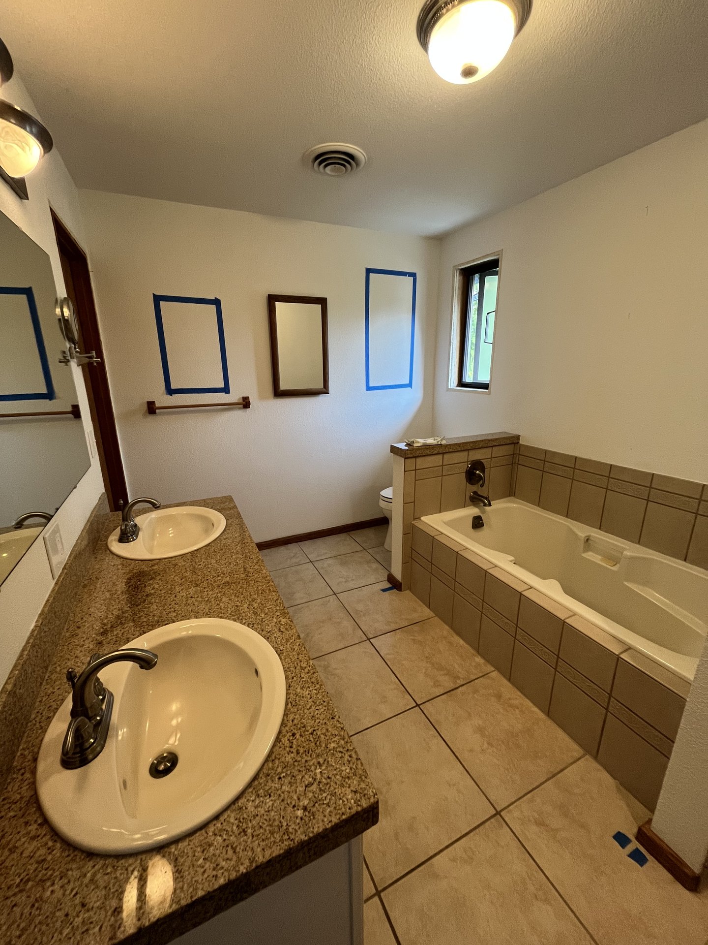 Spa Master Bath with Freestanding Tub - Before 1