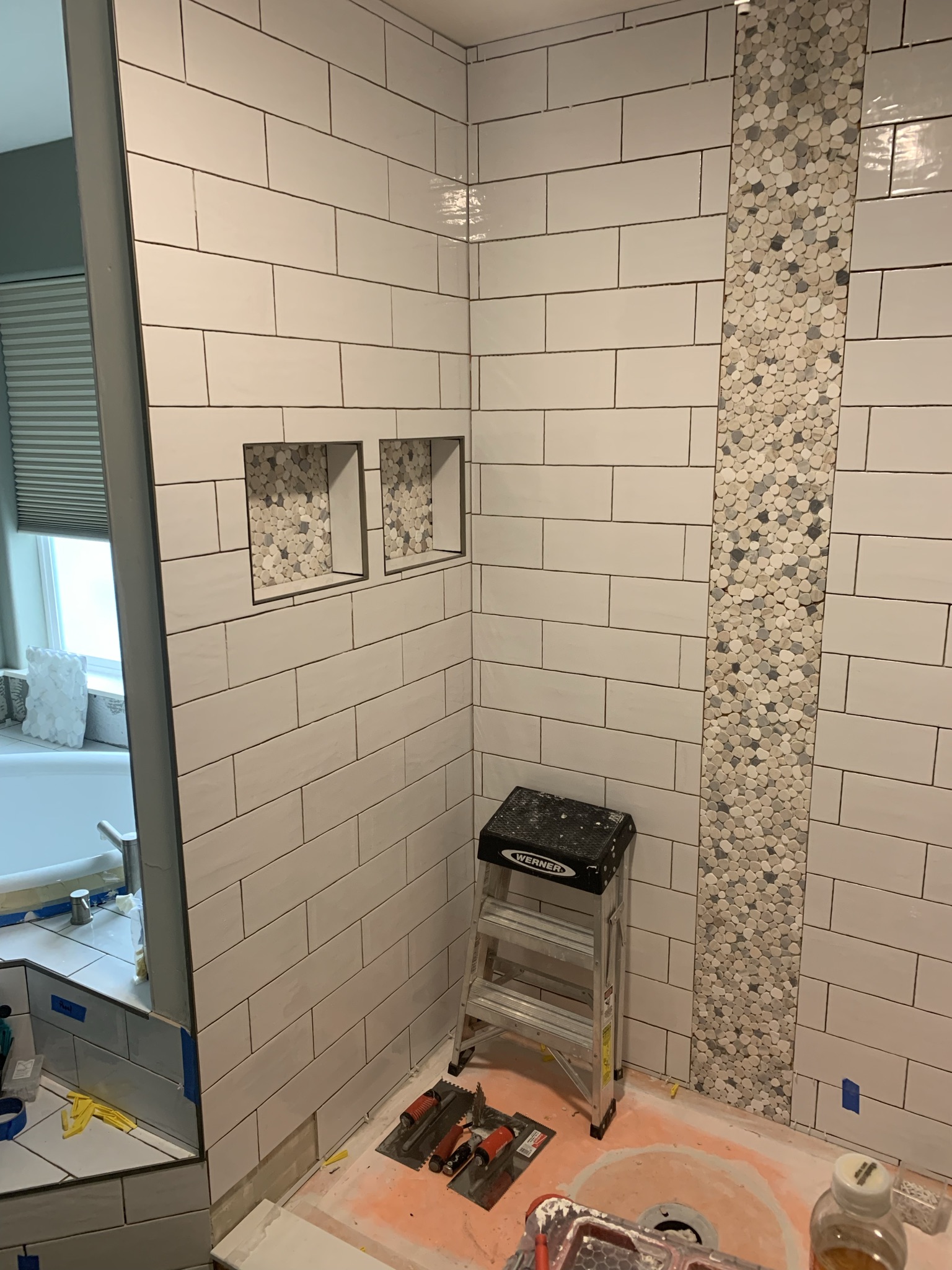 Pebble Accent Walk-In Shower - Photo 1